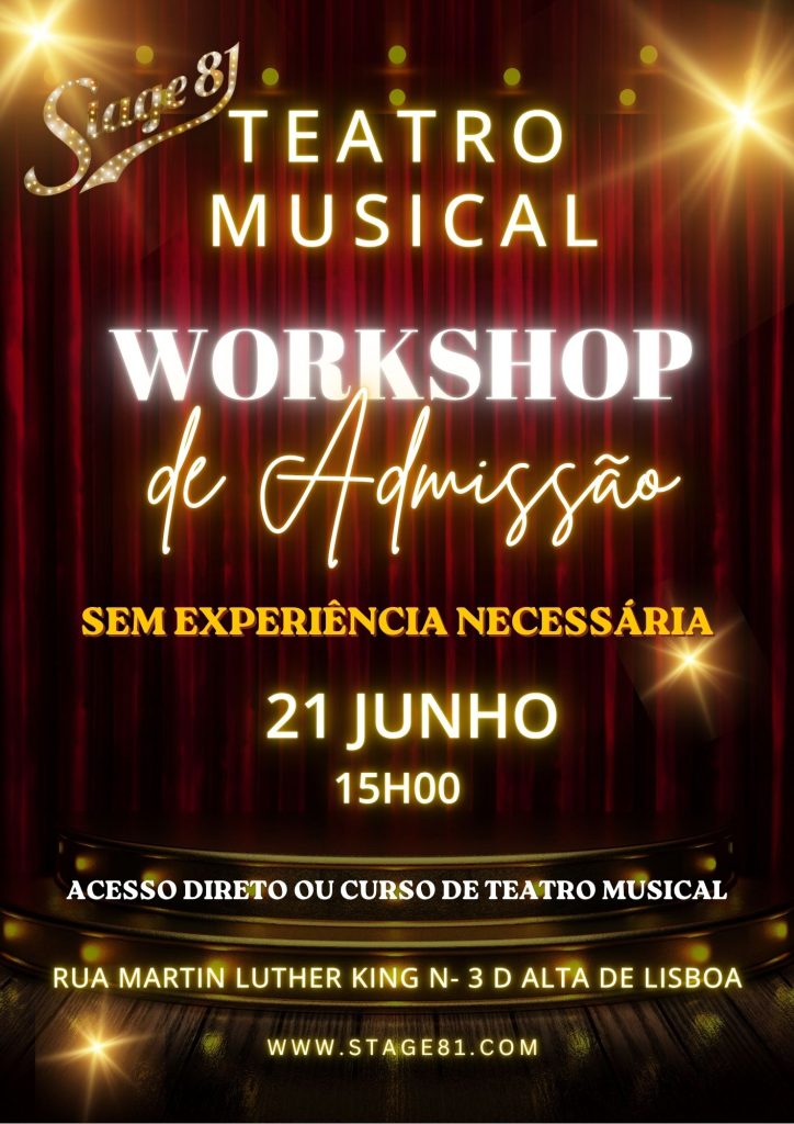 Workshop de Admissão — Teatro Musical
